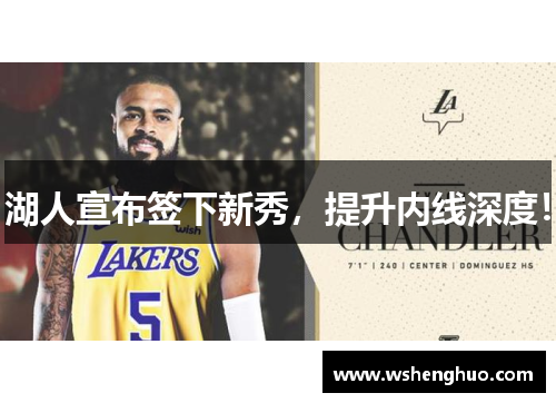 湖人宣布签下新秀，提升内线深度！