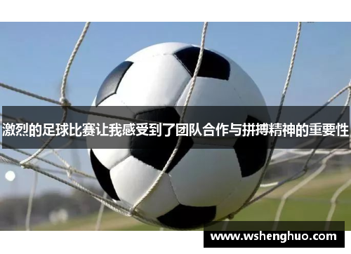 激烈的足球比赛让我感受到了团队合作与拼搏精神的重要性